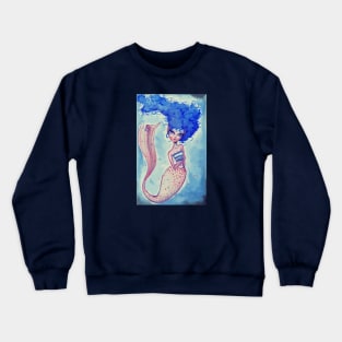 She's a Shy Mermaid Crewneck Sweatshirt